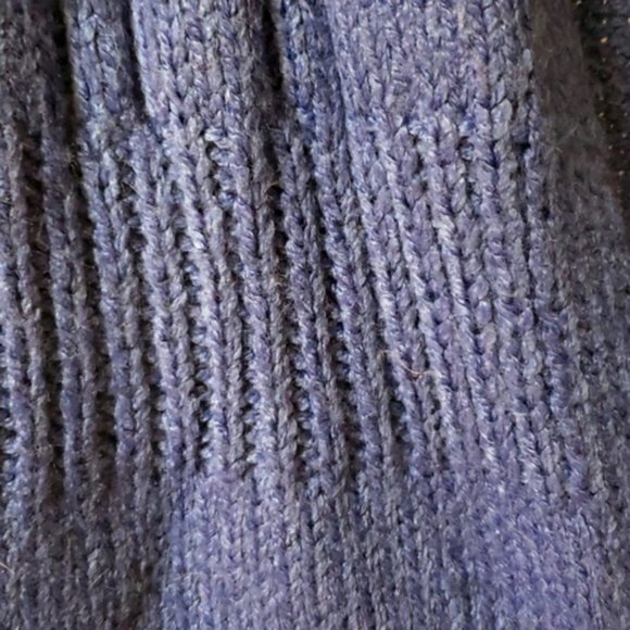 Open front blue cardigan. Very soft. - Picture 2 of 3